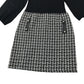 Lipsy dress 9-10 years black and white knitted long sleeve