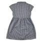 Navy gingham with belt school summer dress