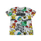 Next t-shirt 7-8 years white and multicolour Pokémon cotton