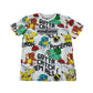 Next t-shirt 7-8 years white and multicolour Pokémon cotton