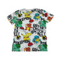 Next t-shirt 7-8 years white and multicolour Pokémon cotton