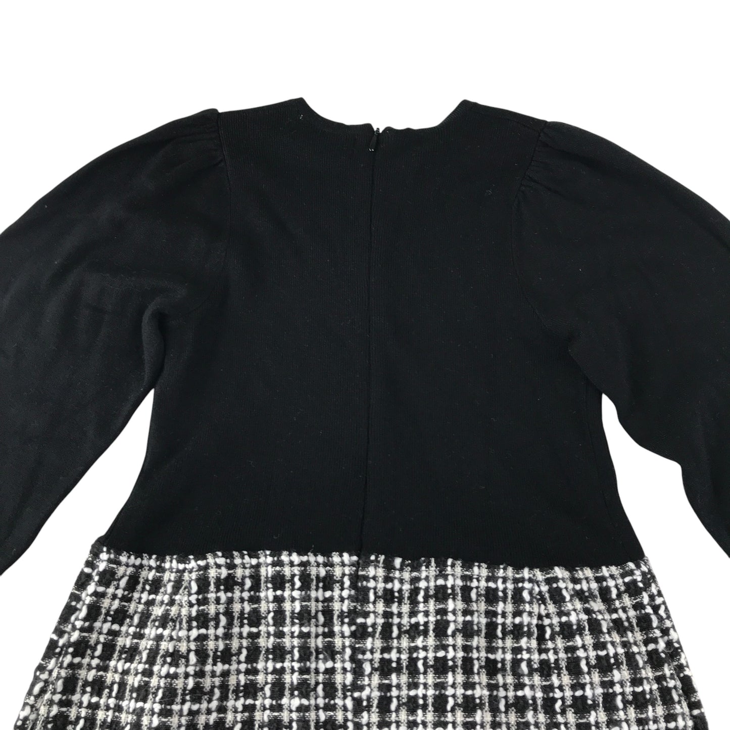 Lipsy dress 9-10 years black and white knitted long sleeve