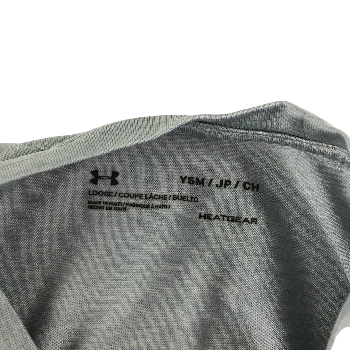 Under Armour sport top 8-9 years grey loose fit