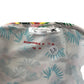 Monoprix Bikini Age 9 White and Green Parrots Print Pattern 2-Piece Set