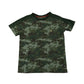 Fatface t-shirt 7-8 years khaki green camo pattern short sleeve cotton