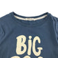 H&M T-Shirt Age 9 Blue Long Sleeve Big Bro