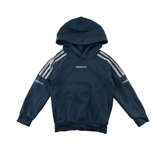 Adidas hoodie 5-6 years blue pullover style sweater