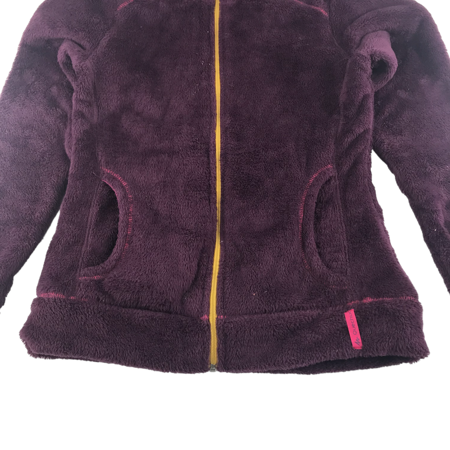 Decathlon size 14 purple hooded fleece