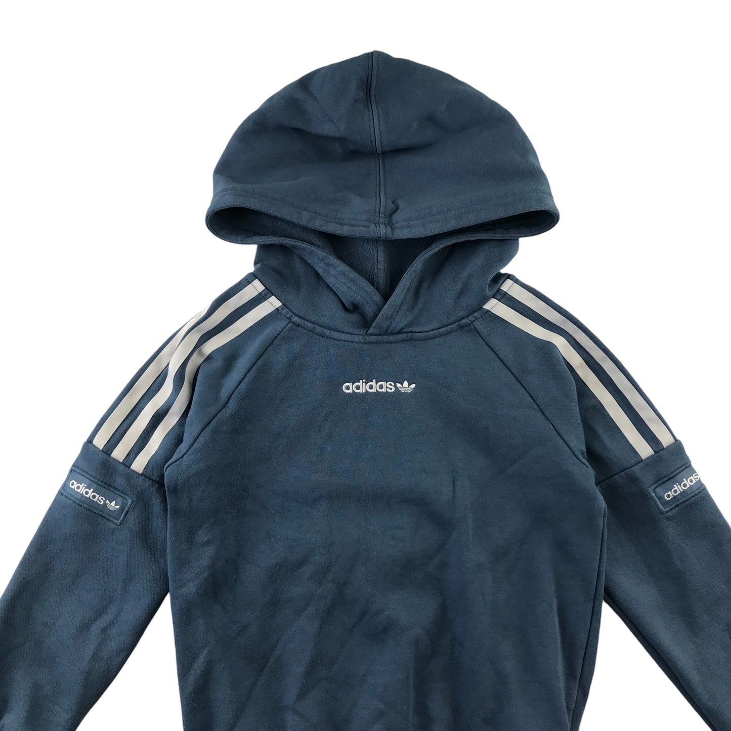 Adidas hoodie 5-6 years blue pullover style sweater