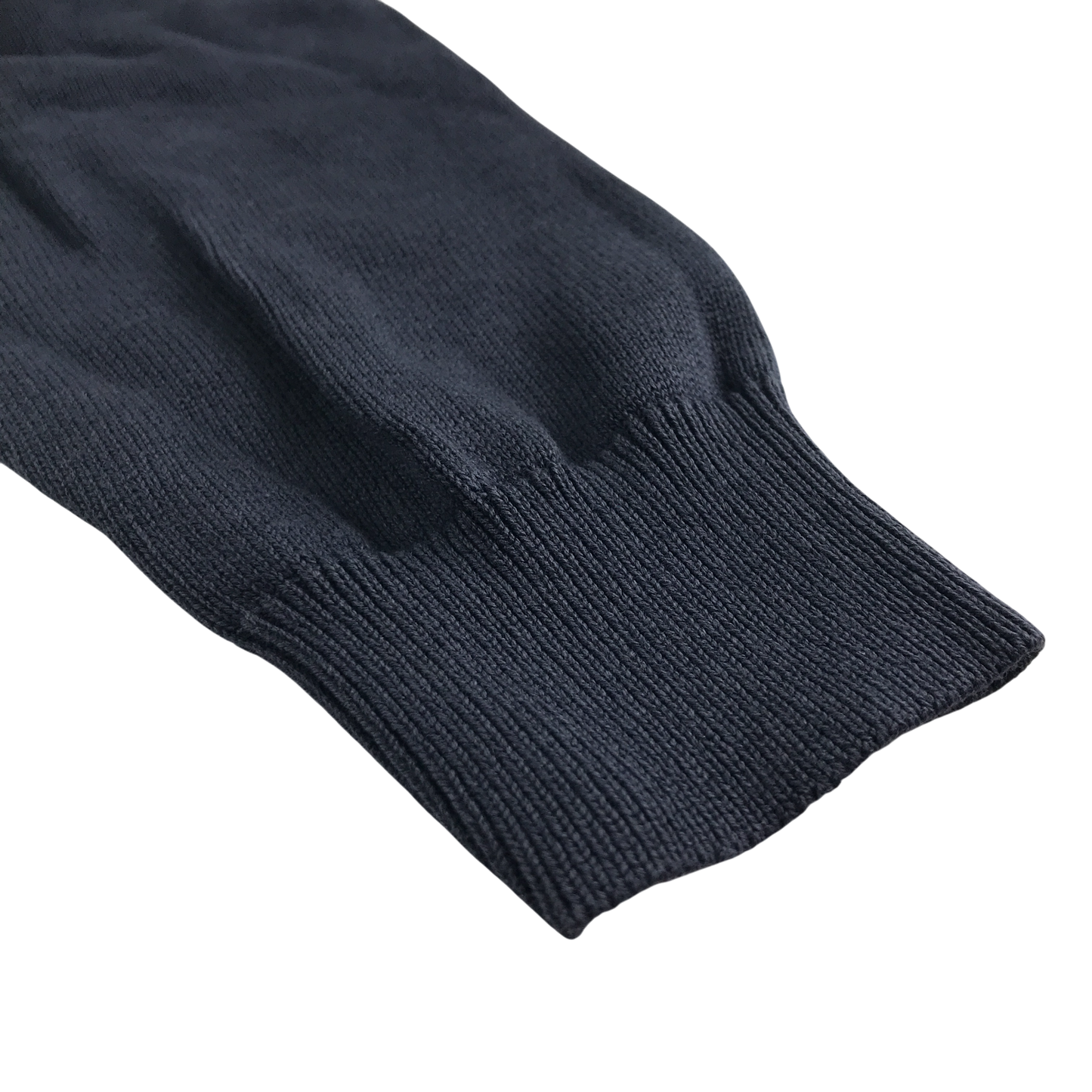 Navy blue v-neck school jumper