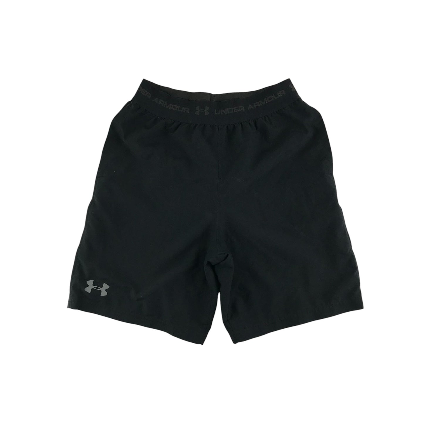 Under Armour sports shorts 14-15 years black plain mesh lining