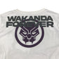 Black Panther t-shirt 7-8 years white and black Marvel short sleeve