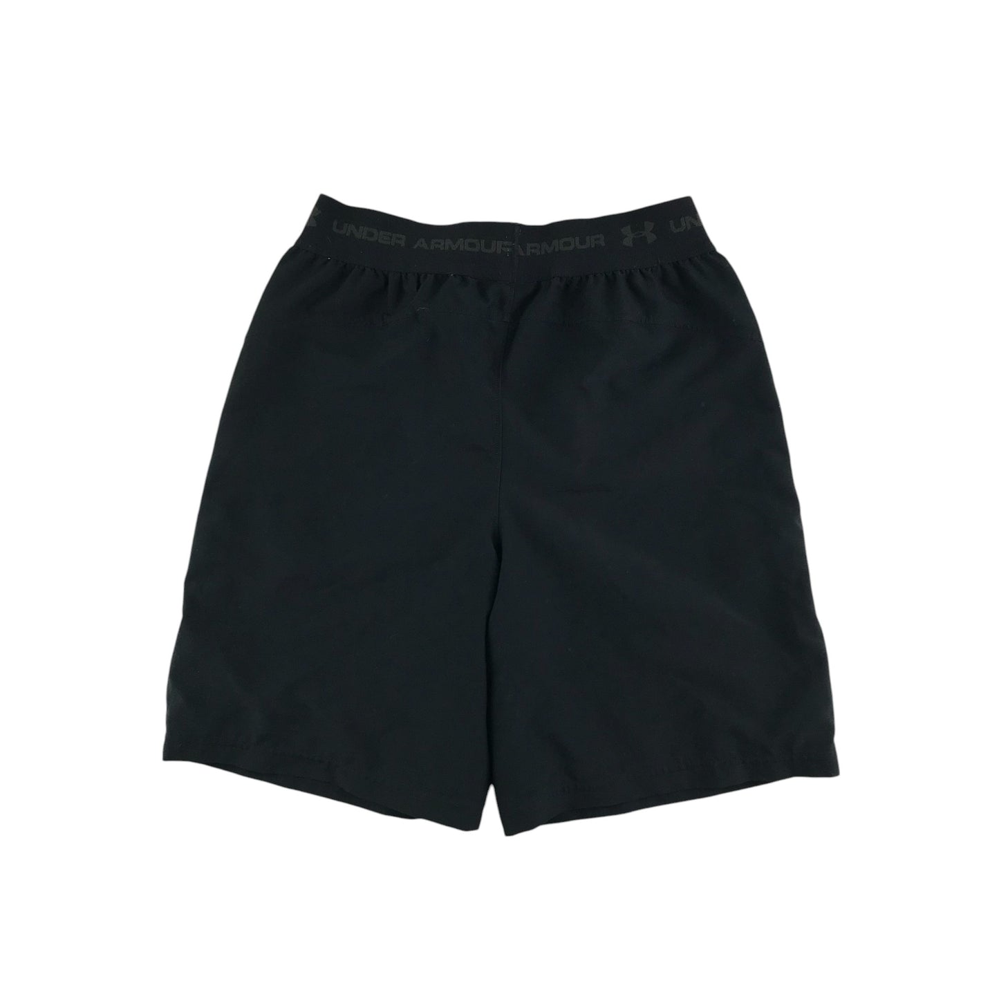 Under Armour sports shorts 14-15 years black plain mesh lining