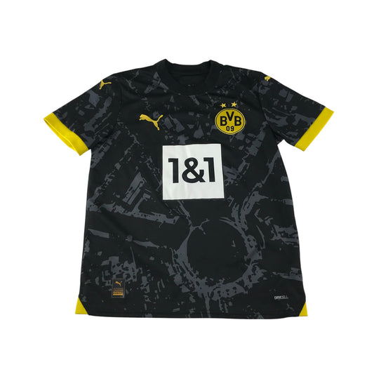 Puma Borussia Dortmund sport top 13-14 years black and grey number 27 Karim Adeyemi