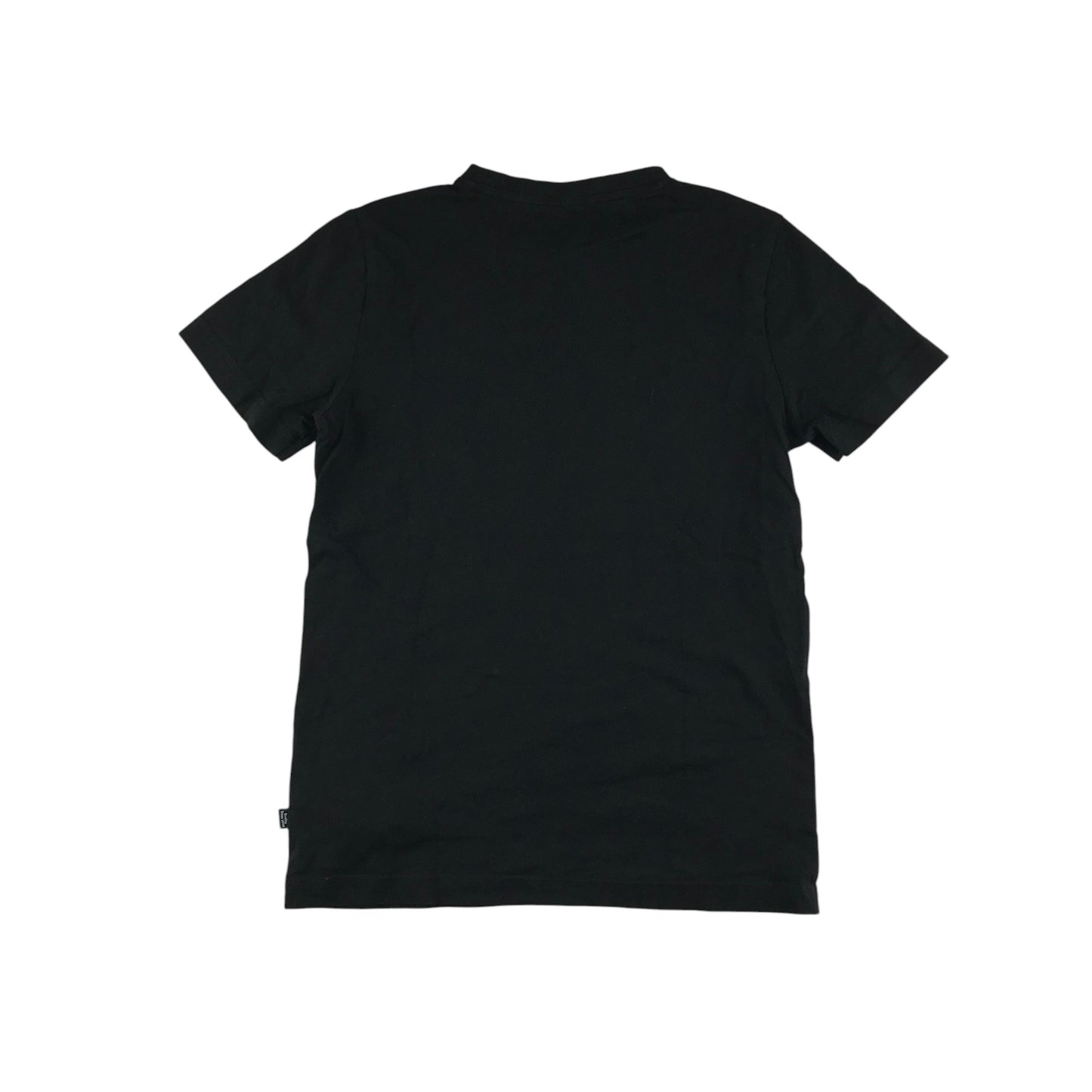 Puma t-shirt 11-12 years black plain with large logo