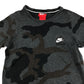 Nike t-shirt 8-10 years dark grey graphic pattern short sleeve cotton