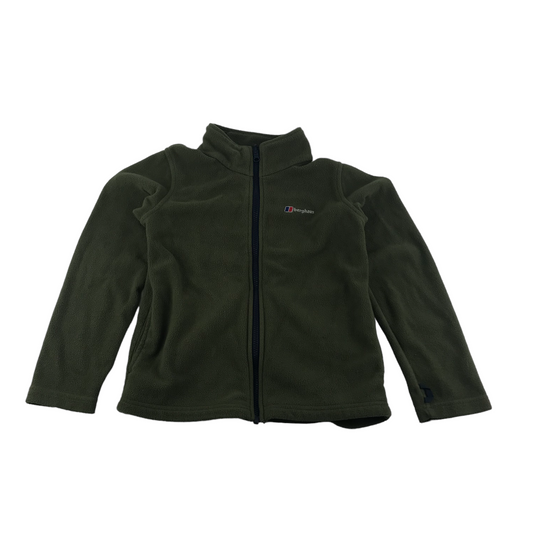 Berghaus Fleece Age 9 Khaki Green Full Zip