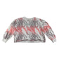 Levi's sweater 13-14 years white grey and pink cropped