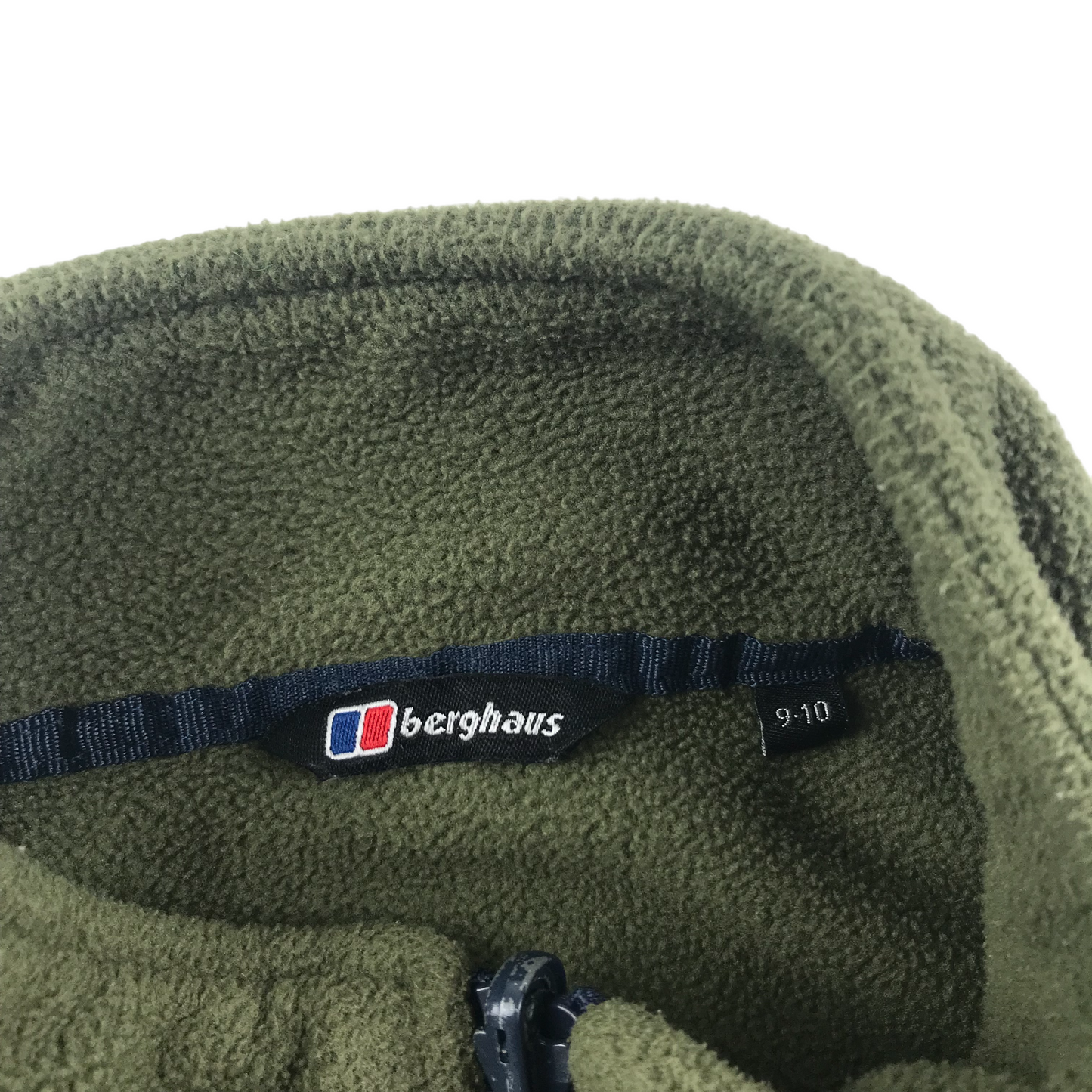 Berghaus Fleece Age 9 Khaki Green Full Zip