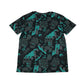 George t-shirt 8-9 years grey and turquoise sporty short sleeve Minecraft