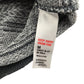 Burton Menswear London jumper mens size M grey and white knitted pattern