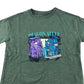 M&S t-shirt 8-9 years green Harry Potter Diagon Alley short sleeve cotton