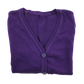 Purple girls plain school cardigan