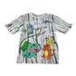 George t-shirt 9-10 years white Pokémon print short sleeve cotton