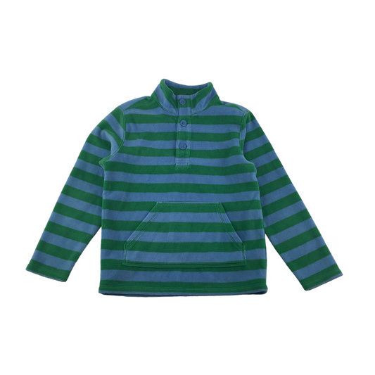 Mothercare Fleece Age 7 Green Blue Stripy