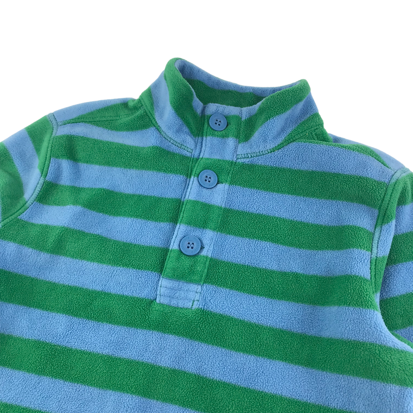 Mothercare Fleece Age 7 Green Blue Stripy