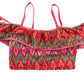 George Bikini Age 7 Orange and multicolour graphic pattern 2-piece set