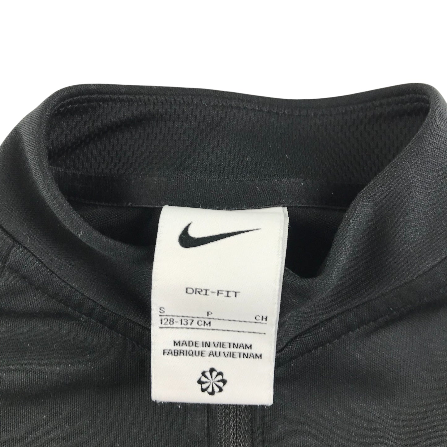 Nike sweatshirt 8-9 years black long sleeve quarter zipper