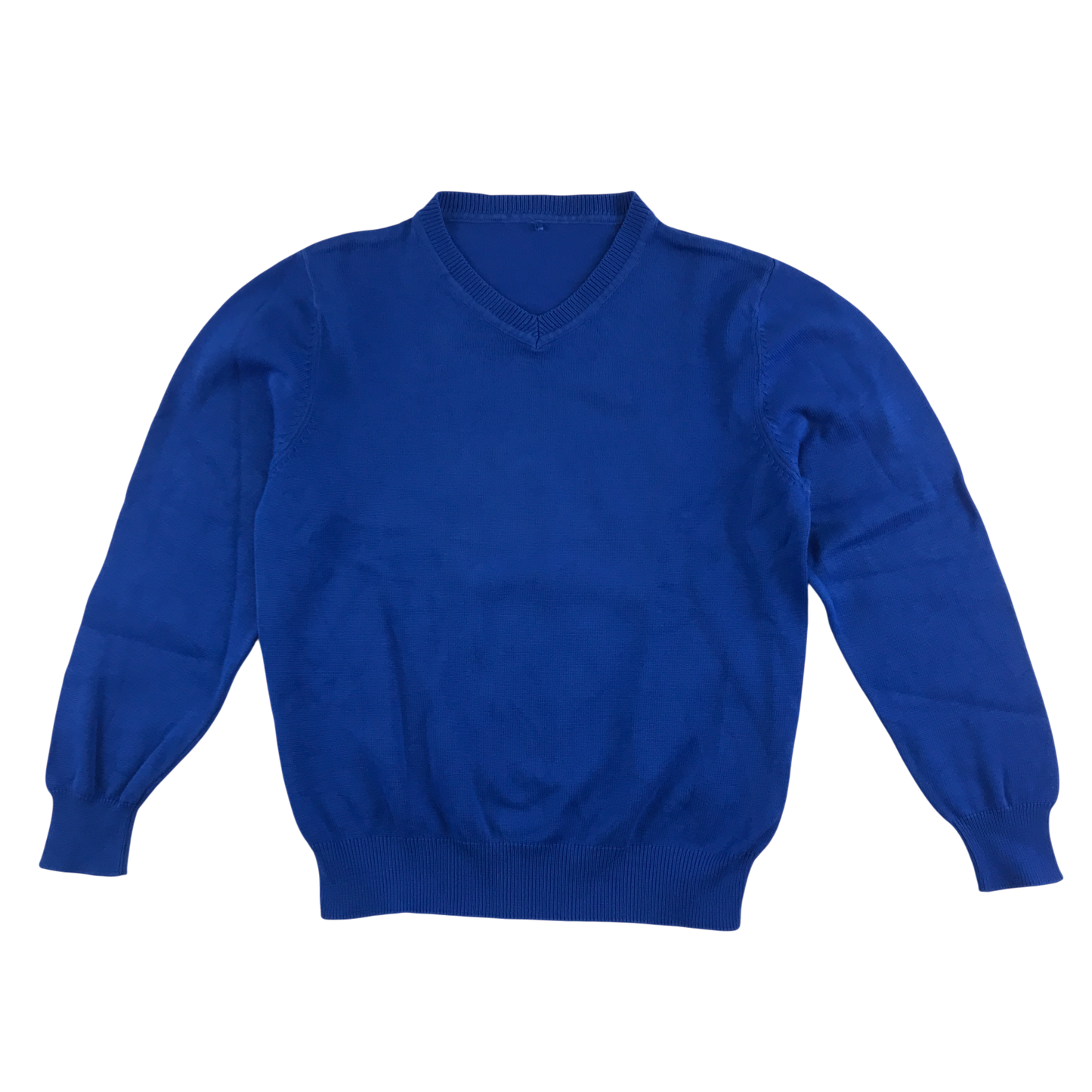 Royal blue  v-neck school jumper