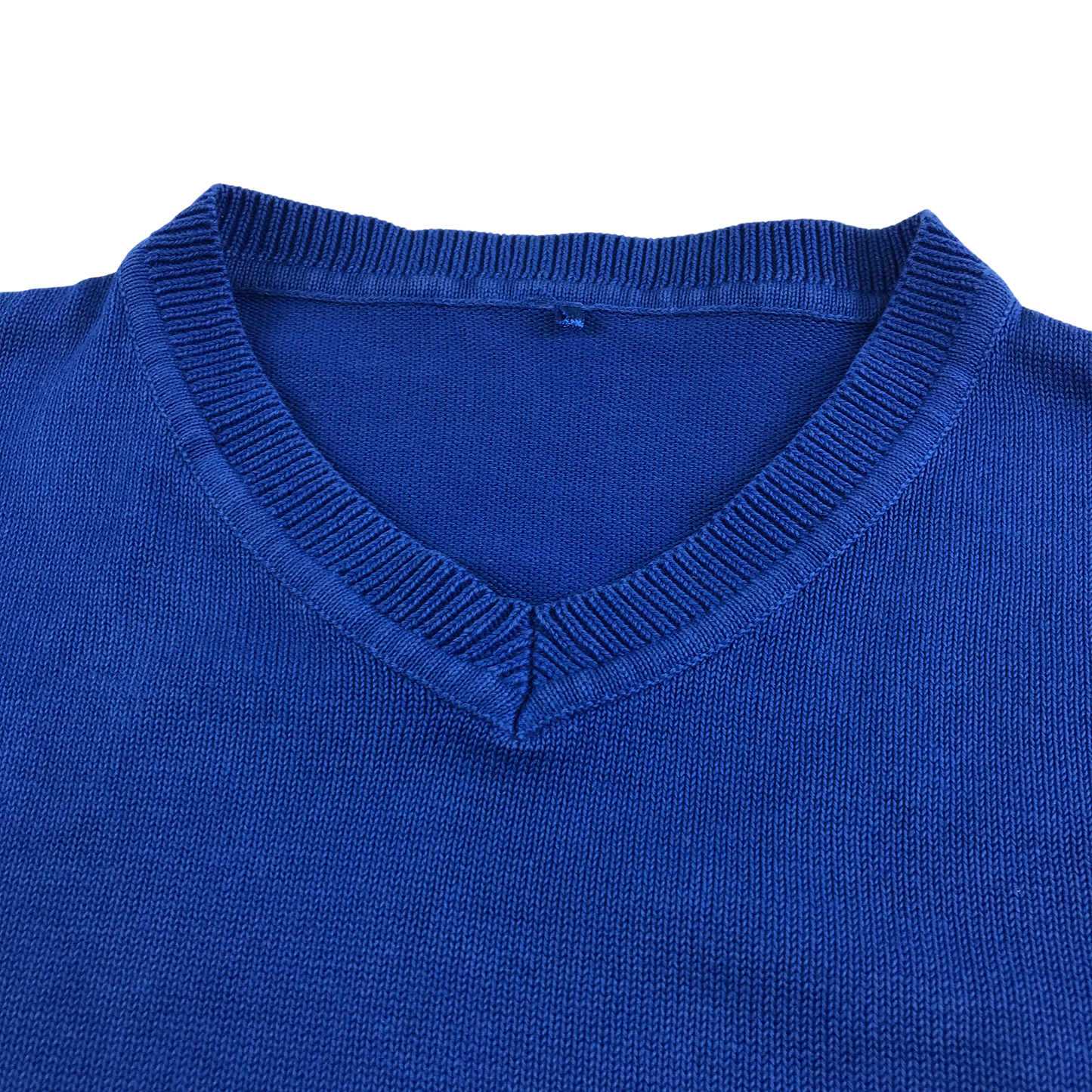 Royal blue  v-neck school jumper