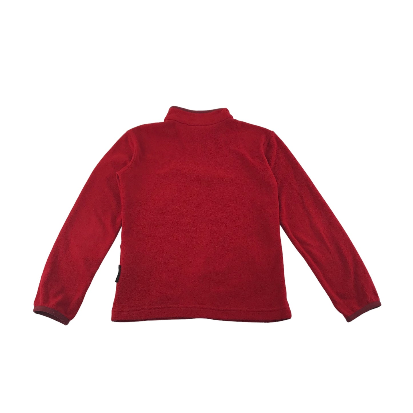 Jack Wolfskin Fleece Age 4 Red Quarter Zip