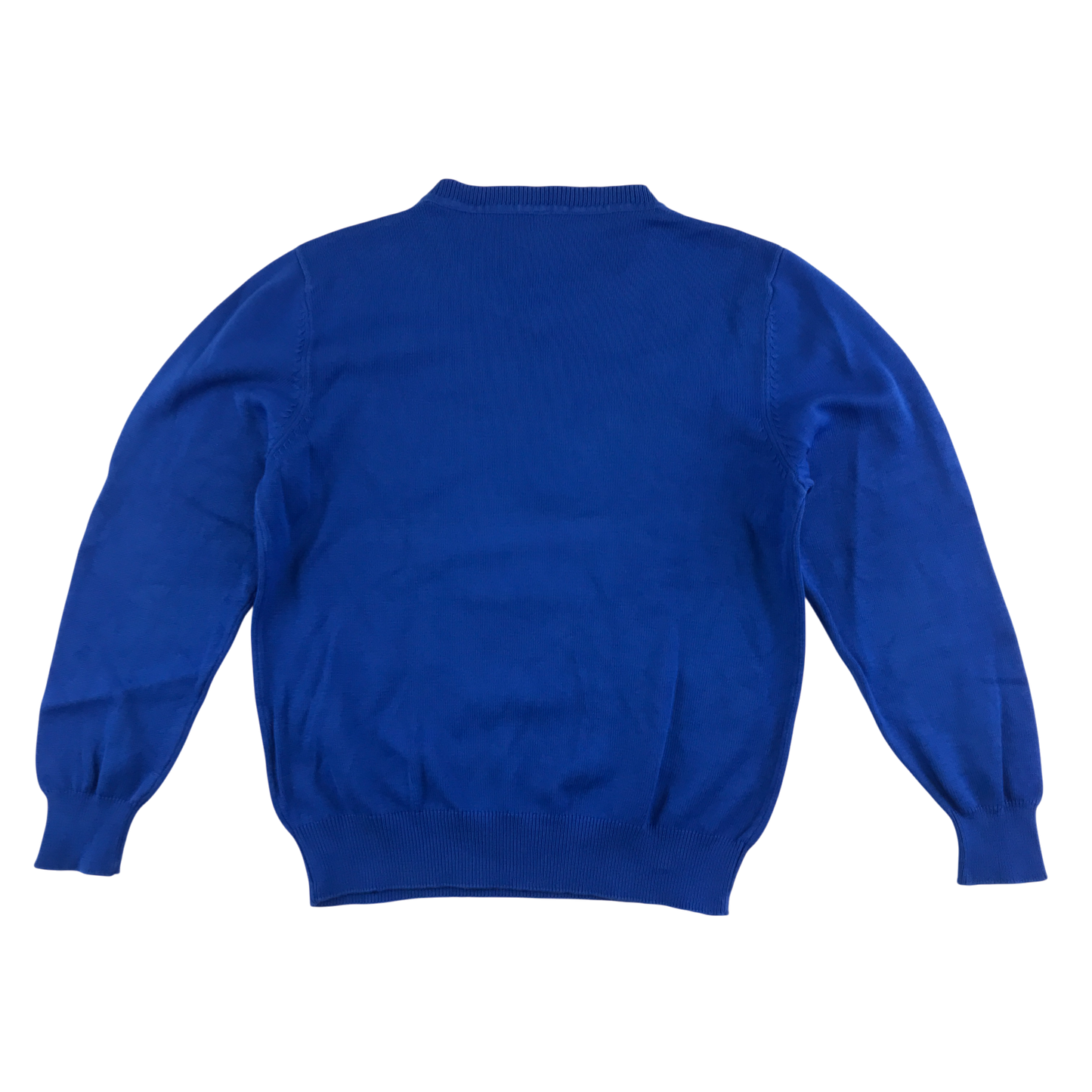 Royal blue  v-neck school jumper