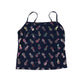 Primark Swimsuit Age 12 Navy Blue Sparkly Pine Apple 2-Piece Set