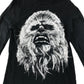 F&F t-shirt adult size XS black Chewbacca Star Wars long sleeve cotton