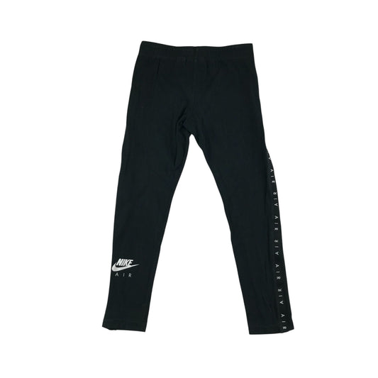 Nike Air sport leggings 9-11 years black side panel logo design