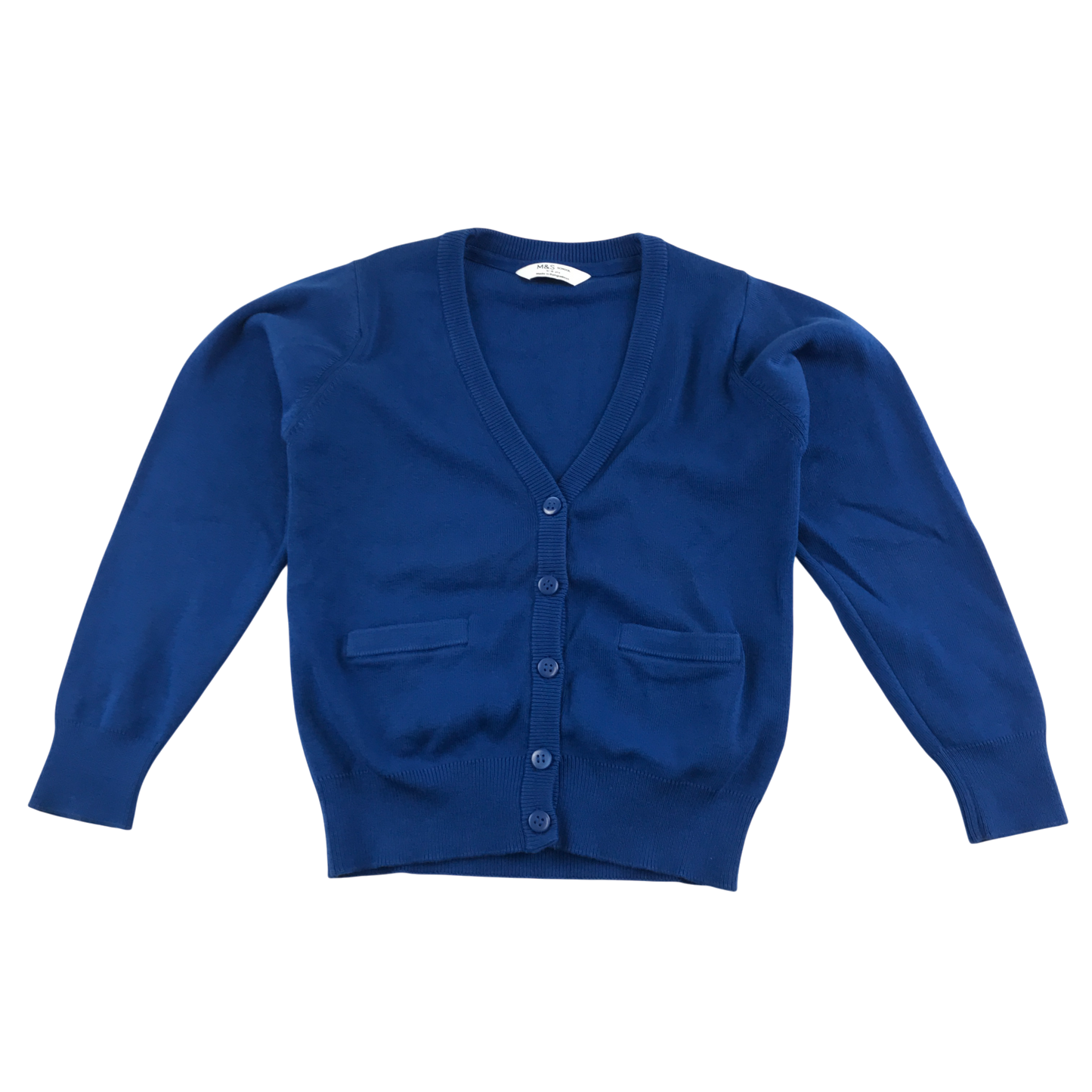 Royal blue with pockets school cardigan