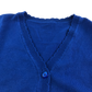 Royal blue scallop neck school cardigan