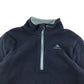 Quechua size 7 navy half zip fleece
