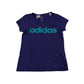 Adidas t-shirt 11-12 years purple short sleeve with logo