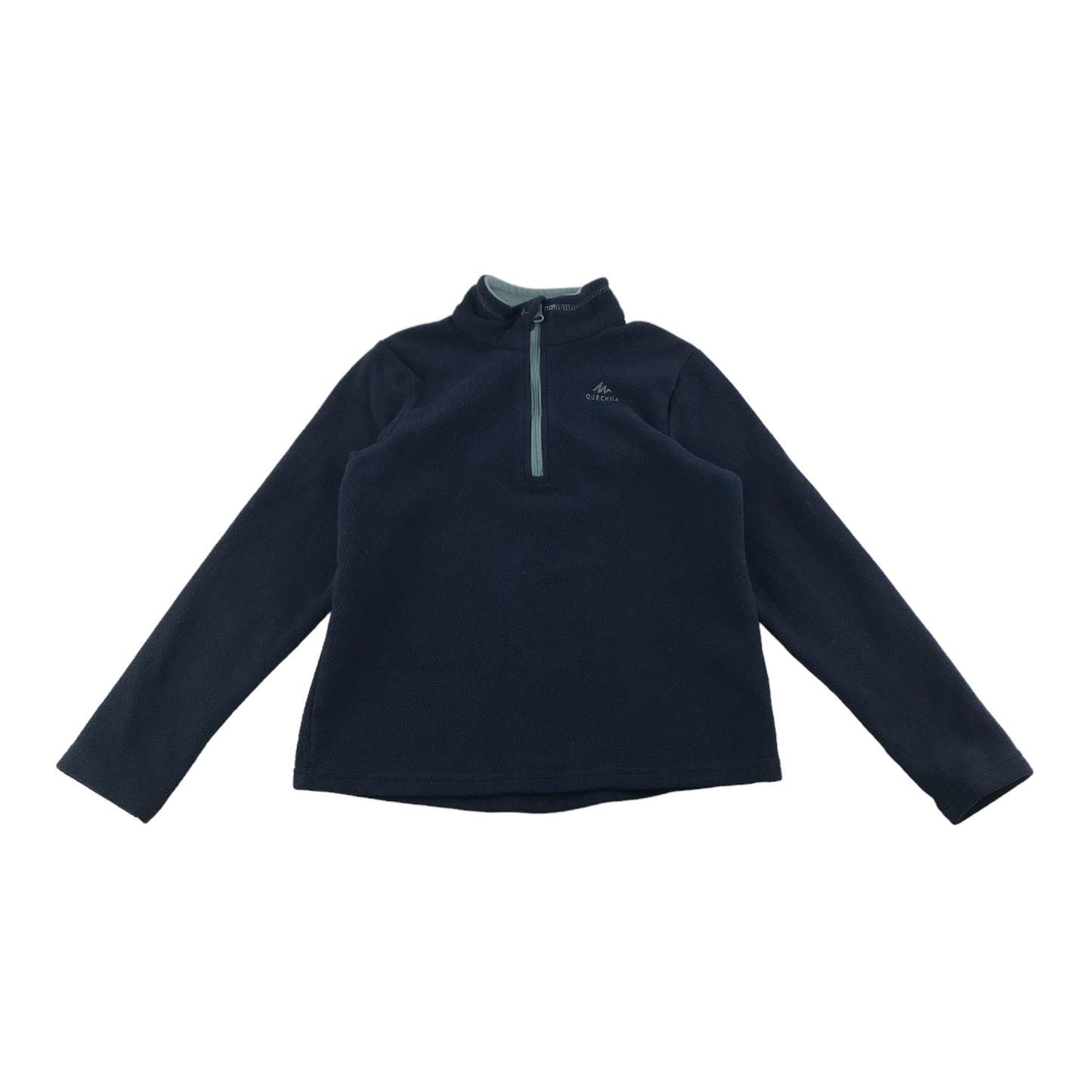 Quechua Fleece Age 7 Navy Half Zip