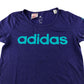 Adidas t-shirt 11-12 years purple short sleeve with logo