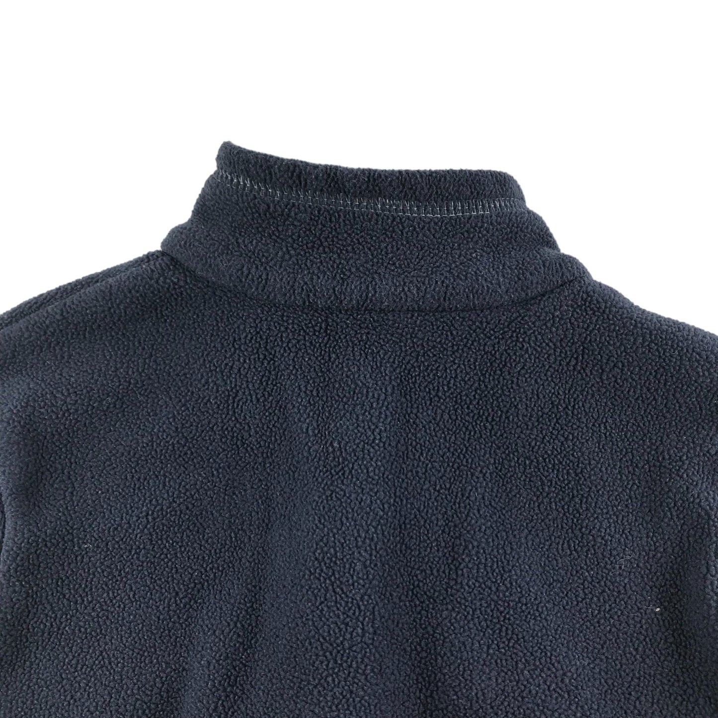 Quechua size 7 navy half zip fleece