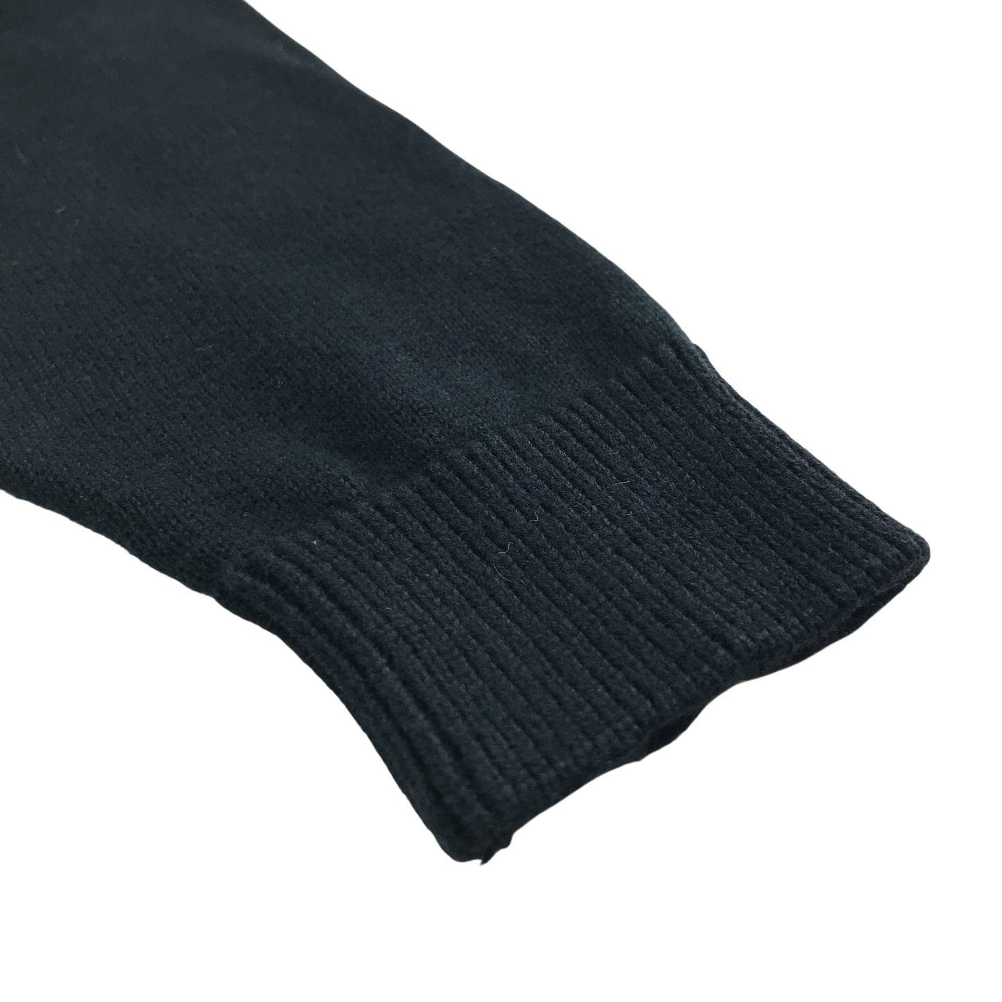 Black v-neck school jumper