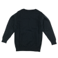 Black v-neck school jumper