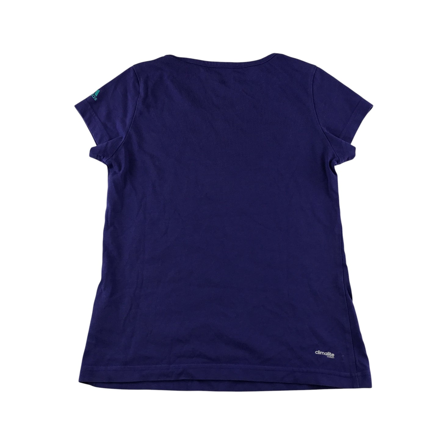Adidas t-shirt 11-12 years purple short sleeve with logo