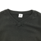 Black v-neck school jumper